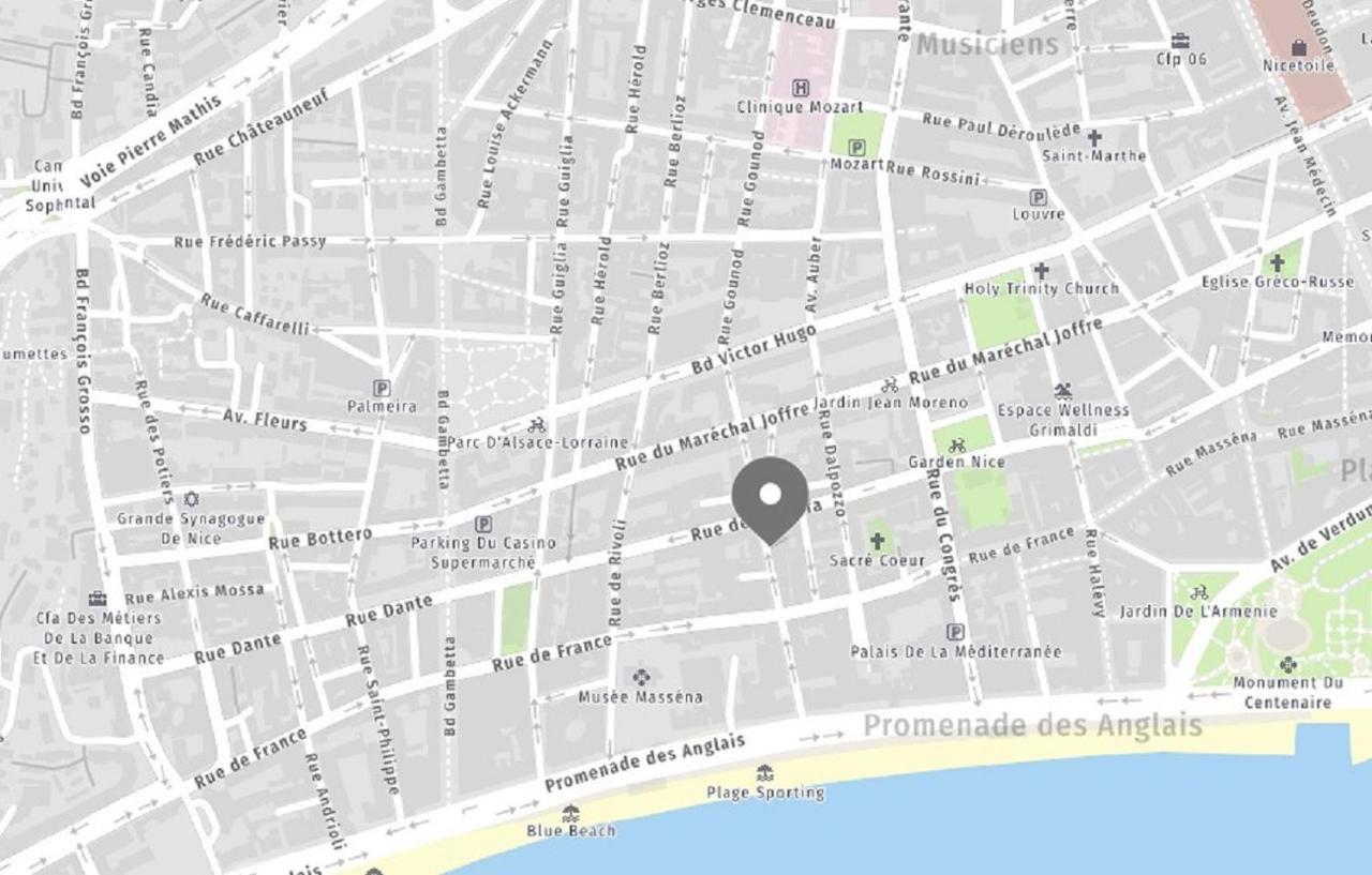 Riviera - 2 Minutes De La - Exceptionnel 2 Ac - Balcon Meyerbeer 1 Apartment *